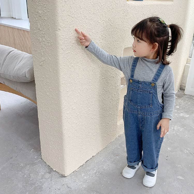 子供服 ベビー 100 パンツ 女の子 キッズ オーバーオール 男の子 サロペット デニムオーバーオール オールインワン ゆったり ロングパンツ 子ども ジーンズ ロンパース 可愛い デニム 90 オ#infit606311