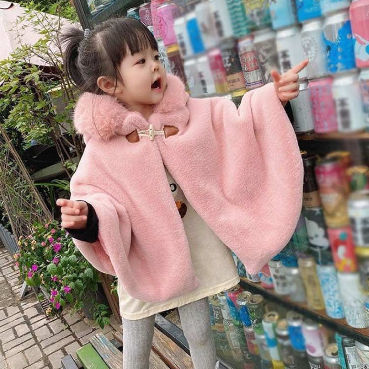 子供用 子どもマント フード ポンチョ 防寒 子供 アウター ポンチョ 子ども もこもこ キッズファー 七五三 コート フード付き 子供ポンチョ 女の子 ケープ 子供服 カーディガン 秋冬 暖か 防寒#infit592457