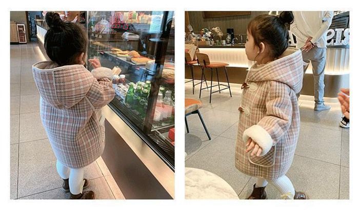 ロングコート キッズ 子供服 女の子 秋冬 アウター ポア 暖かいト レンチコート チュニック ジャケット パーカー トップス コート 韓国 子ども服 キッズコート 子供コート おしゃれ 可愛い mingen10