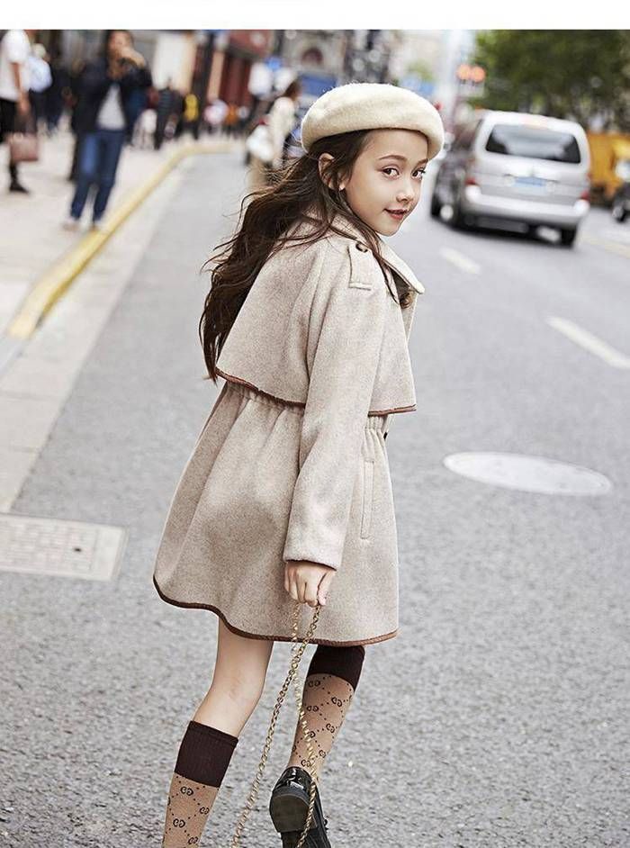 コート キッズ 女の子 子供服 秋冬 コート ロングコート ラシャコート 女児 アウター 通学 厚手 防寒 長袖 子ども服 カジュアル お出かけ 可愛い 暖かい ジュニア服 通学 卒園式 入学式 mingen03