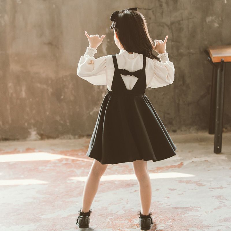 子供 ドレス ワンピース 子供服 女の子 サスペンダースカート ブラウス 2点セット 入学スーツ キッズ ワンピース 入学式 ブラウス 吊りワンピース キャミソールワンピース キッズ スリーブレ 発表会 子どもドレス チュール ワンピース haibin01