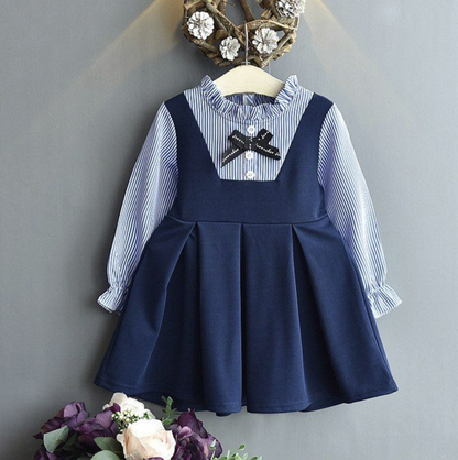 ワンピース 女の子 子供ドレス フォーマル スーツ 女の子 子供 入園式 子供服 卒園式 入学式 レイヤード風 女の子 七五三 ガールズ 重ね着風 キッズ フレアワンピース セレモニードレス