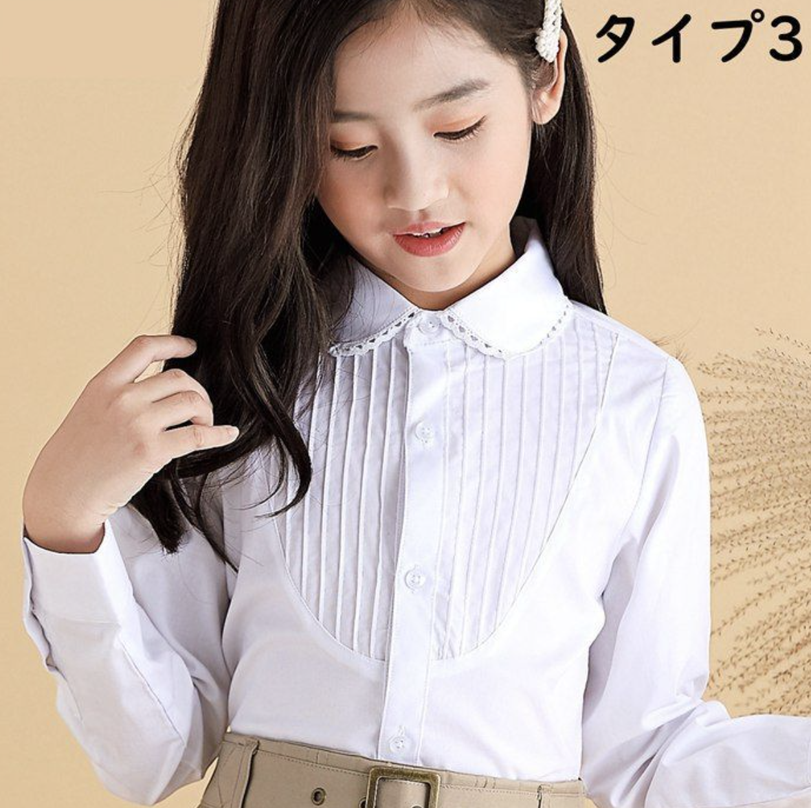 ブラウス 女の子 フォーマル シャツ レース ホワイトシャツ スクールブラウス Yシャツ 入学式 卒業式 長袖 白ブラウス スーツインナー 子供スーツ 白シャツ 幼稚園 小学生 七五三 結婚式 入園式 卒業式 発表会 誕生日 可愛い