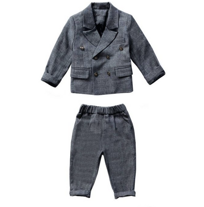 上下セット セットアップ 男の子 フォーマルスーツ おしゃれ 子供服 フォーマル スーツ キッズ 入学式 卒業式 卒園式 お受験 発表会 結婚式 長袖 パンツ ズボン シンプル チェック柄
